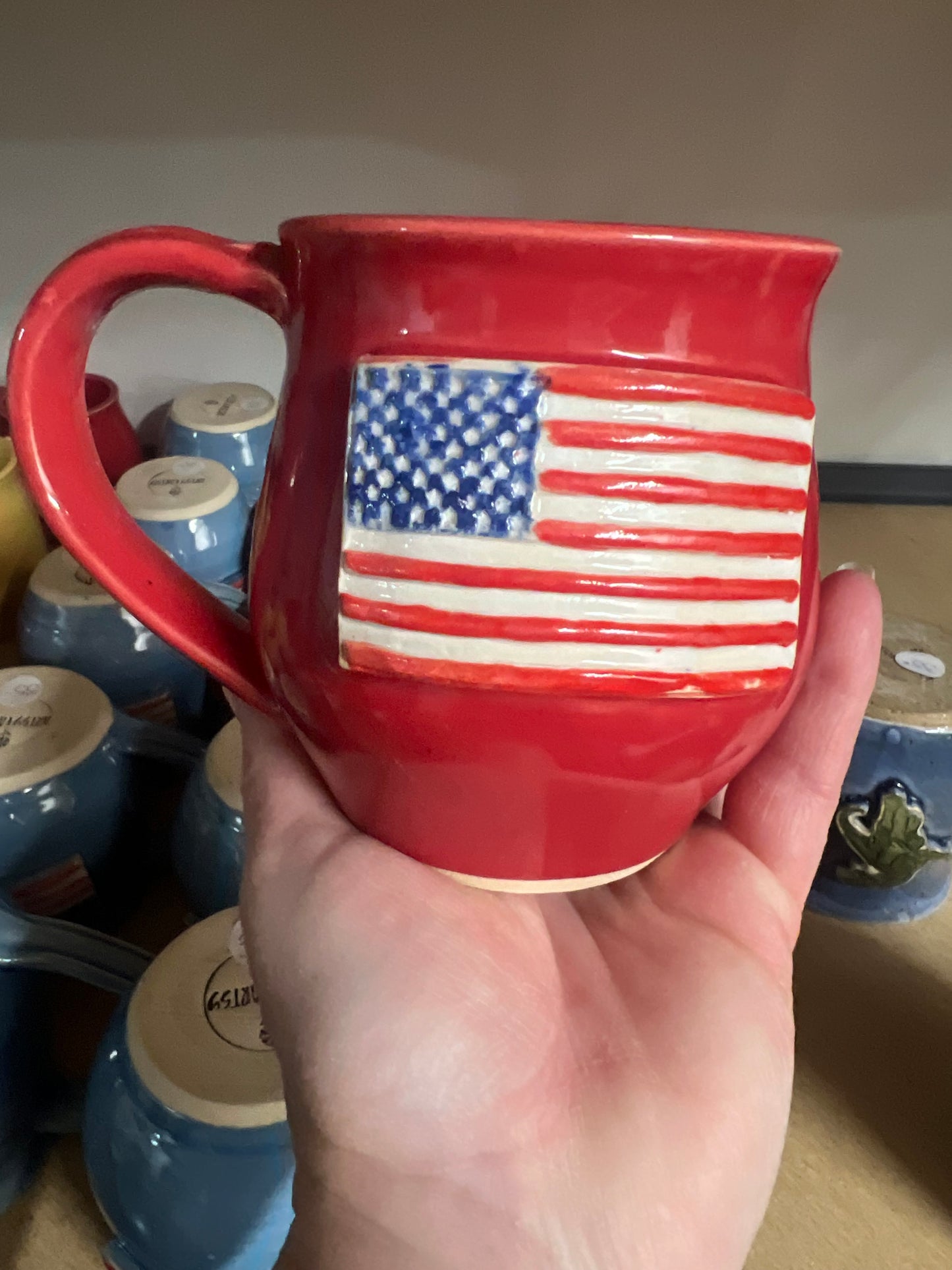 American Flag Mug