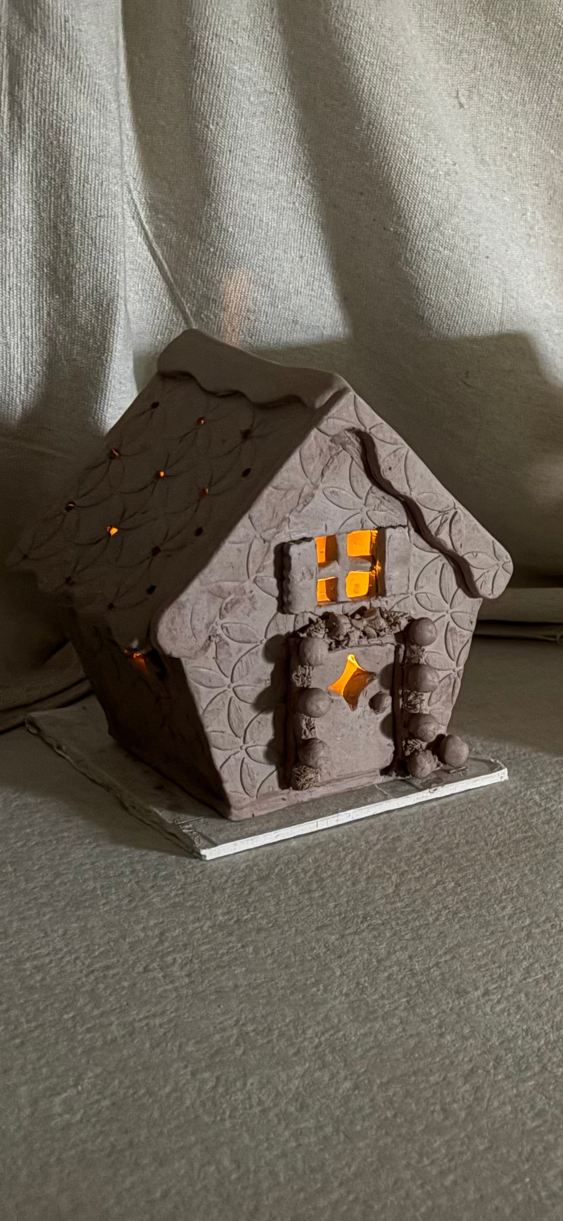 Gingerbread Hand-building Class December 6th from 10:00am to 2:00pm.