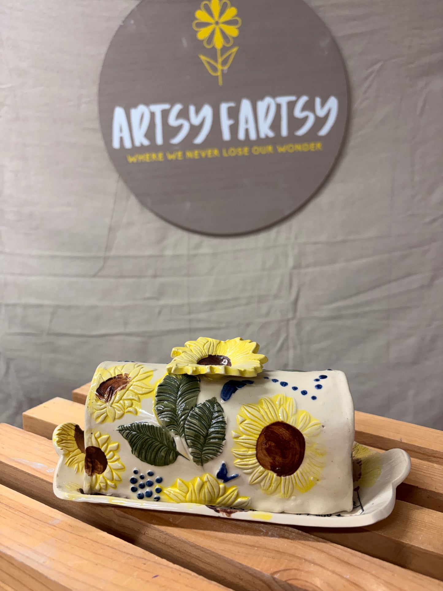Sunflower Butter Dish