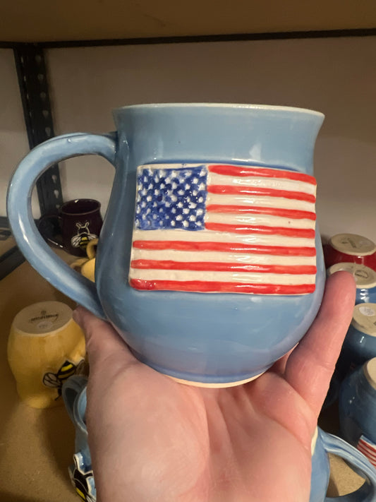 American Flag Mug