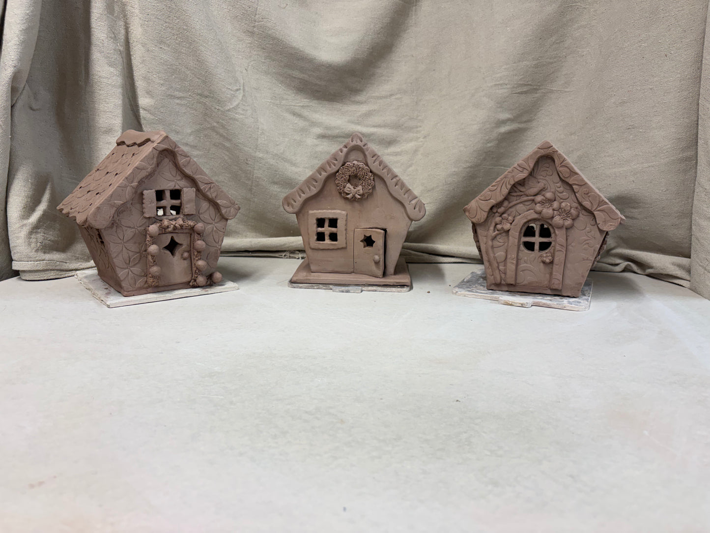 Gingerbread Hand-building Class December 6th from 10:00am to 2:00pm.