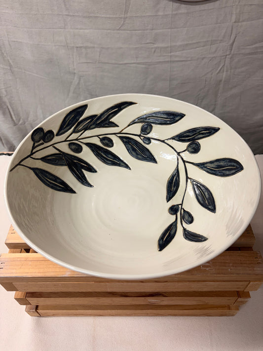 Olive Branch Serving Bowl