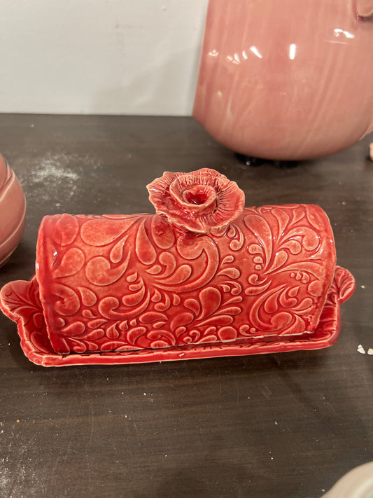 Flower Butter Dish