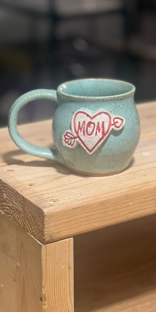 Mom Heart Tattoo Mug